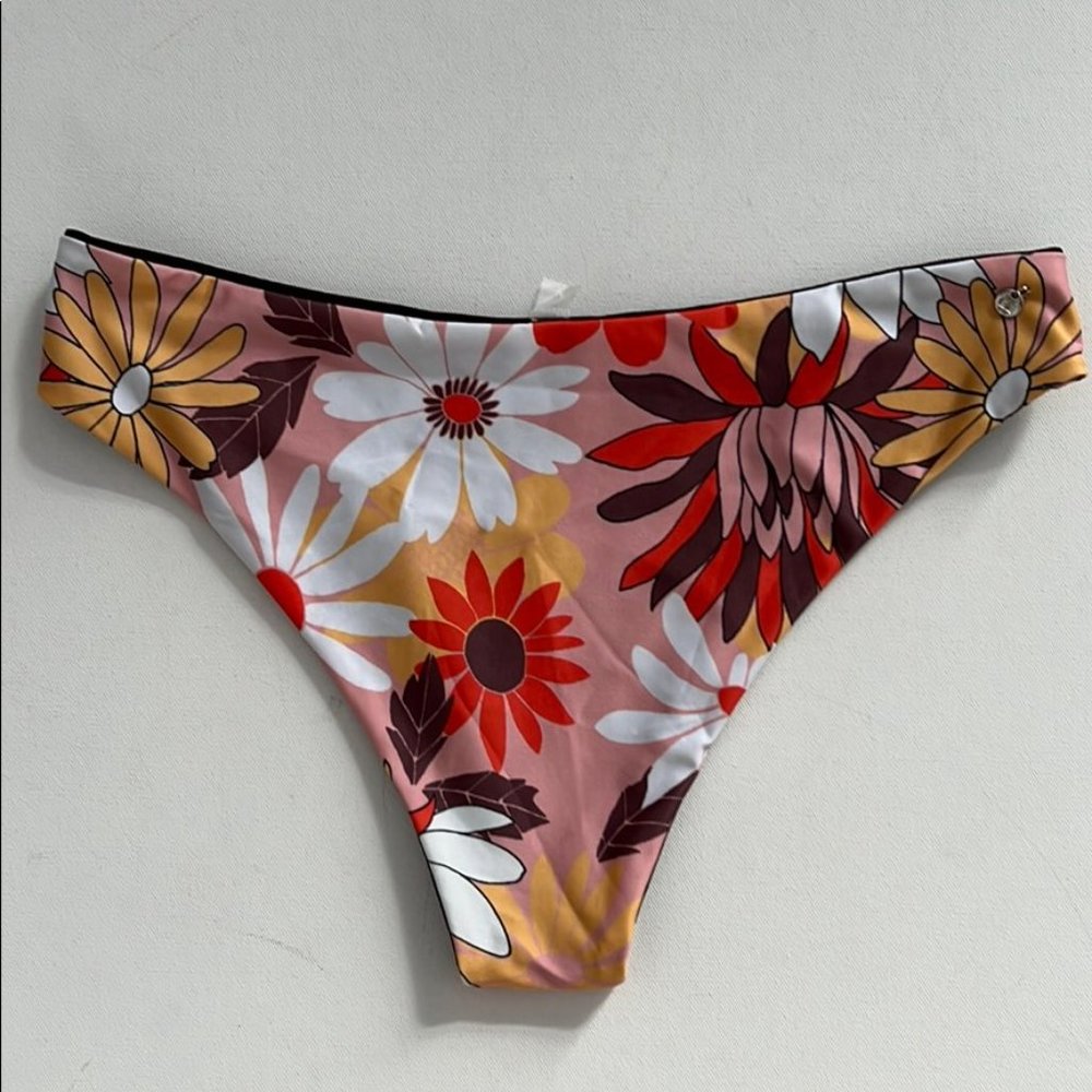 Othersea Tiguidou Reversible Bikini Bottom Floral/Brown - Picture 2 of 3